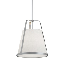 AFX Lighting, Inc. LIZP18MBSN - Lizzette 18'' Med Base Pendant, 120V, SN