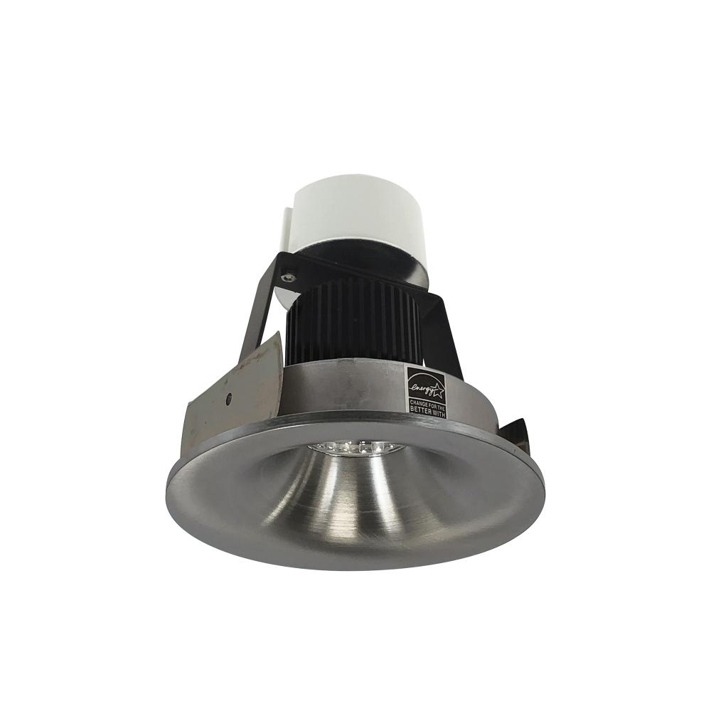 4" Iolite LED Round Bullnose Retrofit, 800lm / 12W, Comfort Dim, Natural Metal Finish