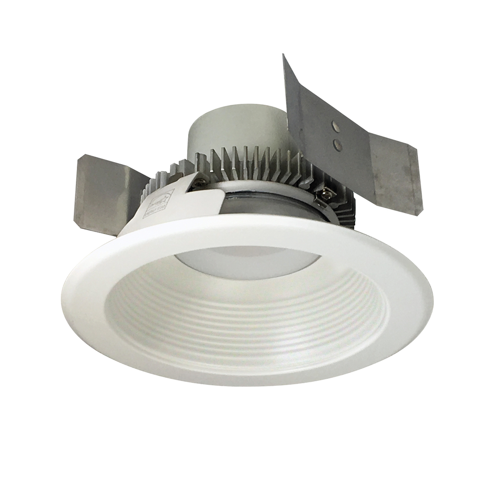 5" Cobalt Click Round Retrofit Baffle, 1000lm / 12W, 2700K, White Baffle / White Flange