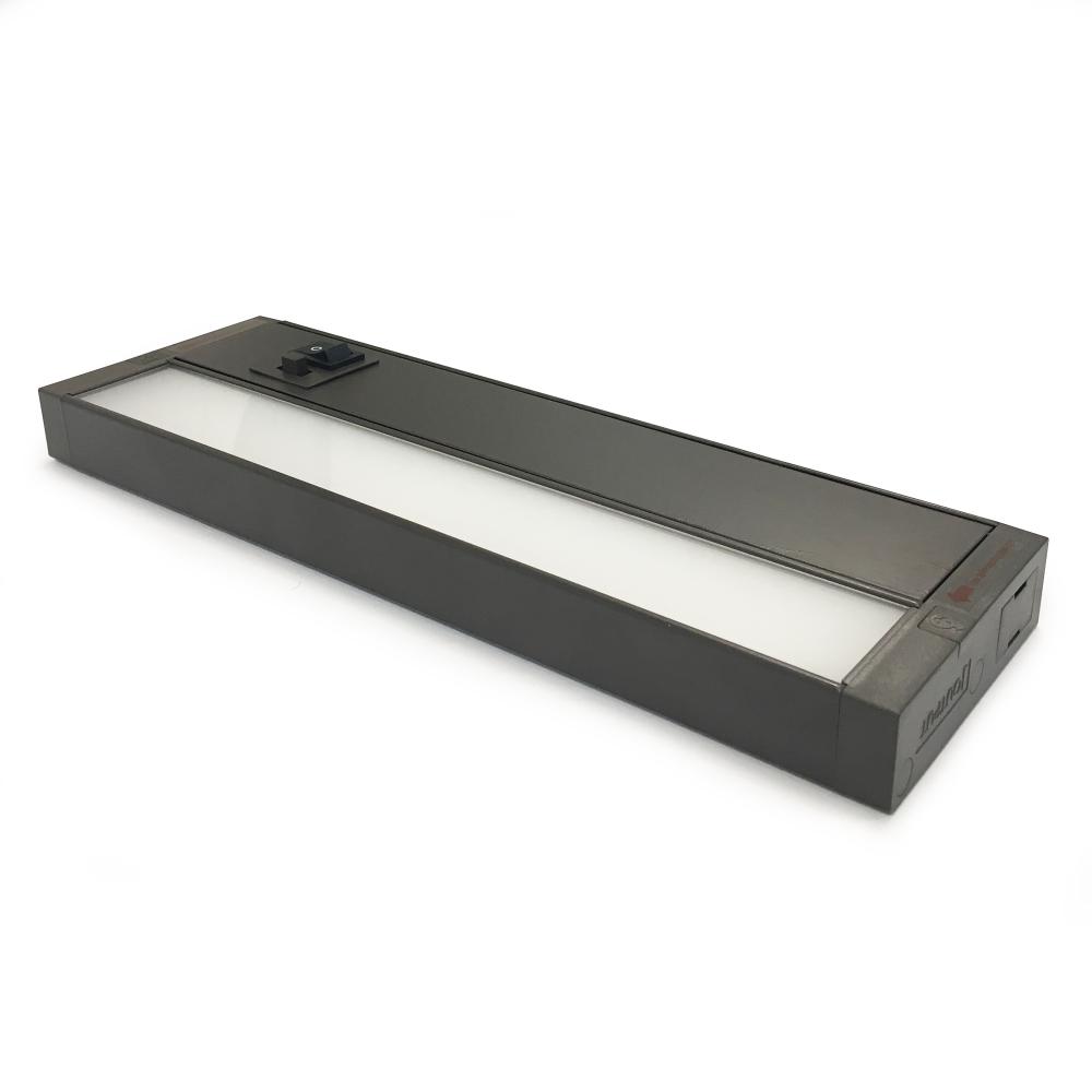 8" LEDUR Under Cabinet with Selectable CCT (30K/40K/50K), Bronze Finish