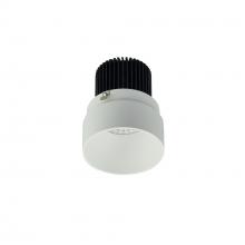 Nora NIO-2RTLNDCCDXMPW - 2" Iolite LED Round Trimless Downlight, 800lm / 14W, Comfort Dim, Matte Powder White Finish