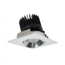 Nora NIO-4SC27XCMPW/HL - 4" Iolite LED Square Adjustable Cone Reflector, 1500lm/2000lm/2500lm (varies by housing), 2700K,