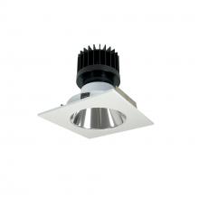 Nora NIO-4SNDC27XCMPW/HL - 4" Iolite LED Square Reflector with Round Aperture, 1500lm/2000lm/2500lm (varies by housing),