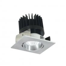 Nora NIOB-2SC27XNN/HL - 2" Iolite LED Square Adjustable Cone Reflector, 1500lm/2000lm/2500lm (varies by housing), 2700K,