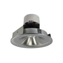 Nora NPR-4RNBCDXNN - 4" Pearl LED Round Bullnose Retrofit, 800lm / 12W, Comfort Dim, Natural Metal Finish