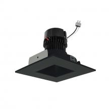 Nora NPRLV-4SNDSQCDXBB - 4" Pearl 12V LED Square Retrofit Reflector with Square Aperture, 700lm / 10W, Comfort Dim, Black