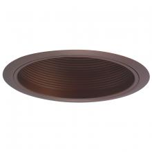 Nora NTM-41BZ - 6" Stepped Baffle w/ Plastic Ring, Bronze