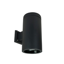 Nora NYLD2-6W10130BBB - 6" Cobalt Wall Mount Cylinder, Black, 1000L, 3000K, Black Reflector, 120V Triac/ELV Dimming