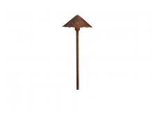Kichler 15471TZT - Cast Hammered Roof 12V Path Light Textured Tannery Bronze