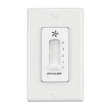 Kichler 337012WH - 4 Speed Fan Slide Control White