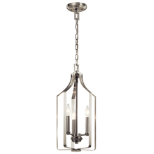 Kichler 42499NI - Morrigan 21" 3 Light Foyer Pendant Brushed Nickel