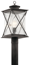 Kichler 49746WZC - Argyle 1 Light Post Light Weathered Zinc