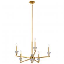 Kichler 52001FXG - Calyssa™ 5 Light Chandelier Fox Gold