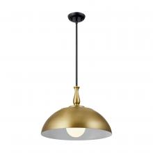 Kichler 52477NBR - Thera 18" 1 Light Pendant Natural Brass