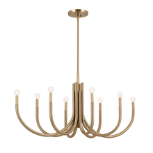 Kichler 52553CPZ - Oval Chandelier 8Lt