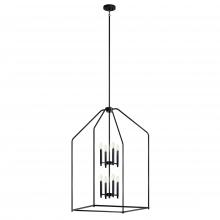 Kichler 52724BK - Madden 43" 8 XL Light Foyer Pendant in Black