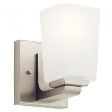 Kichler 55015NI - Roehm 1 Light Wall Sconce Brushed Nickel