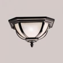 Kichler 9848BK - Salisbury 2 Light Flush Mount Black