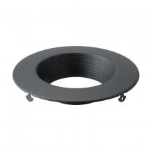 Kichler DLTRC04RBKT - Direct-to-Ceiling Recessed Decorative Trim 4 inch Round Textured Black