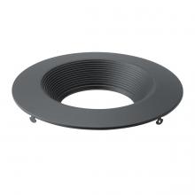 Kichler DLTRC06RBKT - Direct-to-Ceiling Recessed Decorative Trim 6 inch Round Textured Black