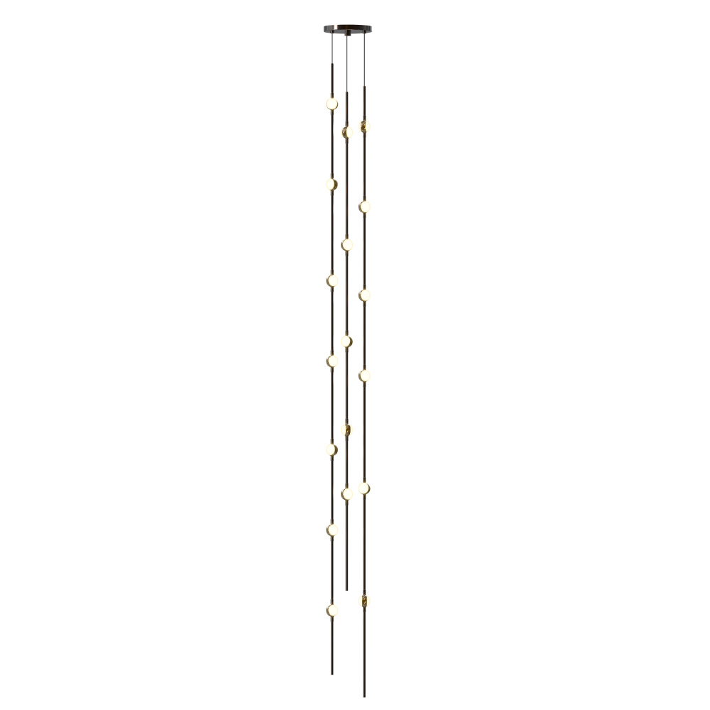 Andromeda Tall 6" Round LED Pendant