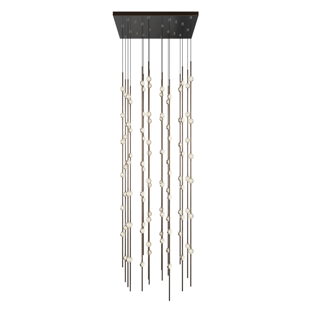 Andromeda 24" Square LED Pendant (2200K) w/20' Cords