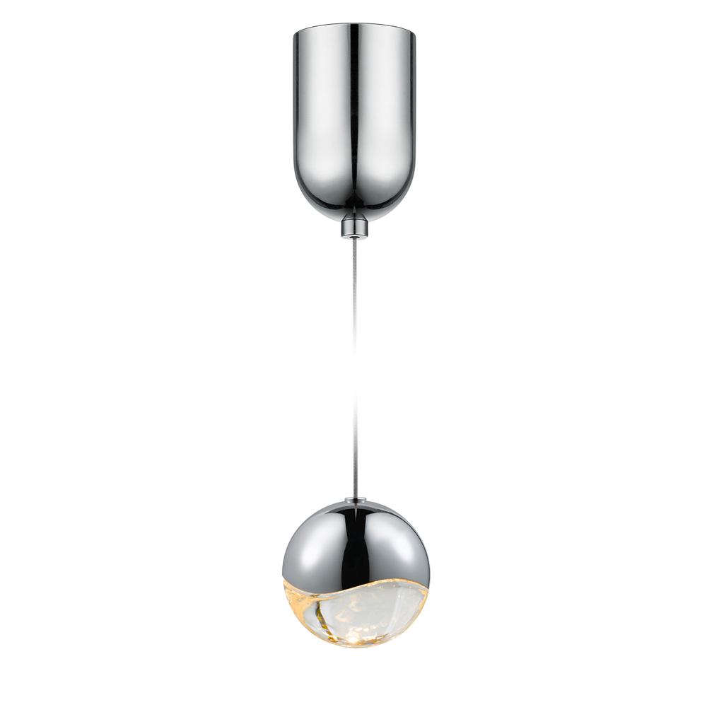 Medium LED Pendant w/Mini-Dome