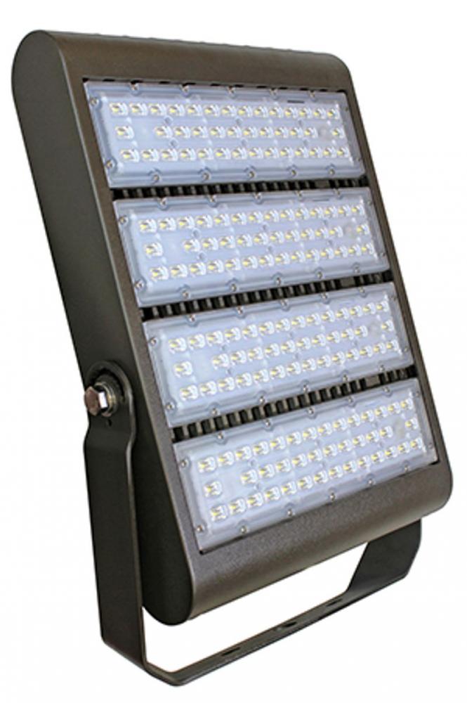 SLIM LED FLOOD, 100~277V, 220W, 22000LM, 5000K, Dark Bronze, Trunnion, IP65, Dimmable UL, DLC