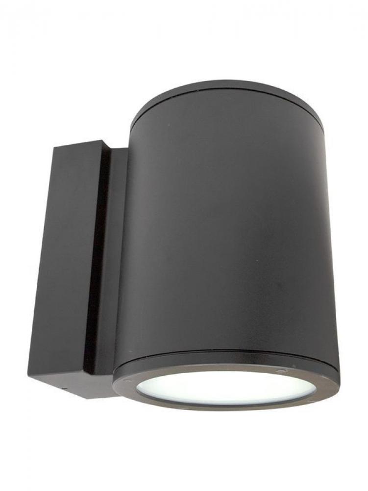 8in WALL CYL. UP/DOWN LIGHT 40W 30K/40K/50K 0-10V - BLACK