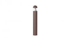 Westgate MFG C3 BOL-44-R-C-C-MCTP-BR - BOLLARD 44in ROUND FLAT TOP LOUVER CLEAR LENS ADJ. 12-22W 30/40/50K, BRONZE