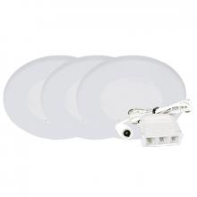 Westgate MFG C3 PL12-3KIT-30K-WH - 12V 3-PACK KIT SLIM PUCK LIGHT, ETL, 3000K, WHITE