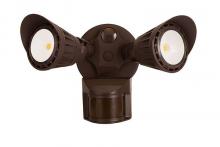 Westgate MFG C3 SL-20W-50K-BZ-P - LED SECURITY LIGHTS WITH PIR SENSOR, 120VAC, 180Â° SENSOR, 100Â° BEAM ANGLE (120Â° 28W)