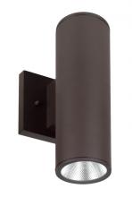 Westgate MFG C3 WMC3-UDL-MCT-BR-DT - 3in WALL CYL. U/D 2X9W 30K/40K/50K DIM. - BRONZE