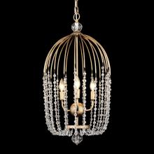 Varaluz 343F03HG - Voliere 3-Lt Crystal Tall Pendant - Havana Gold