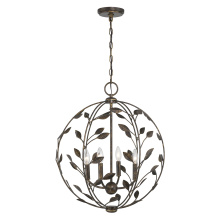 Savoy House 7-6704-4-334 - Laska 4-Light Pendant in Enchanted Bronze by Breegan Jane