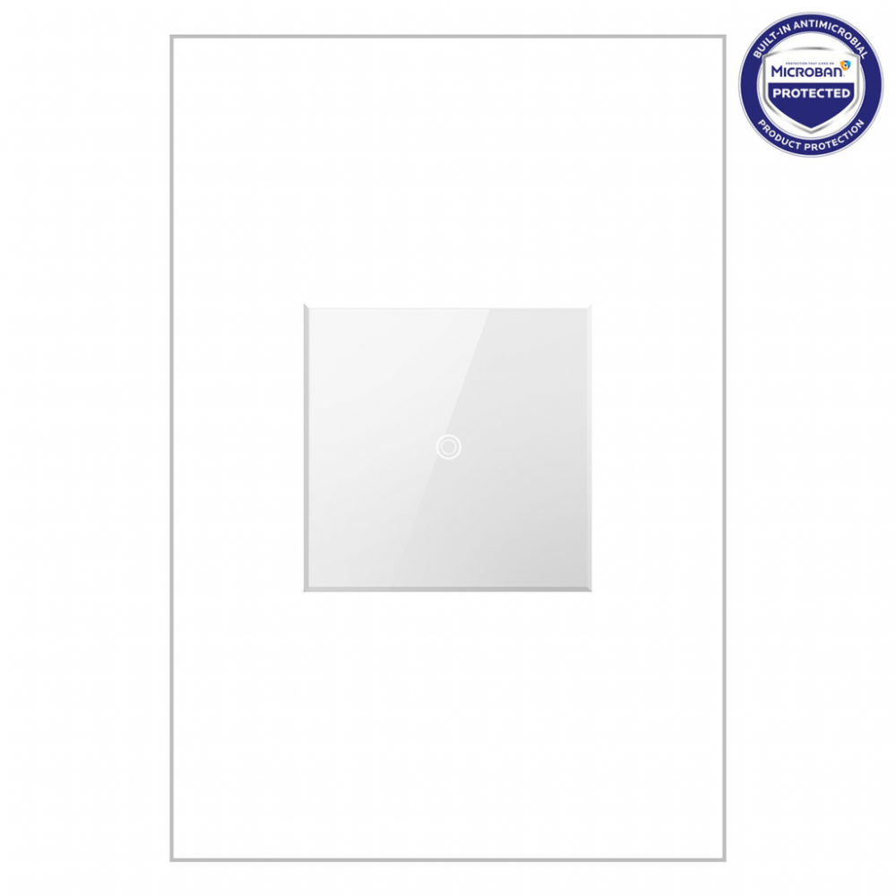adorne Touch Switch, White, with Microban