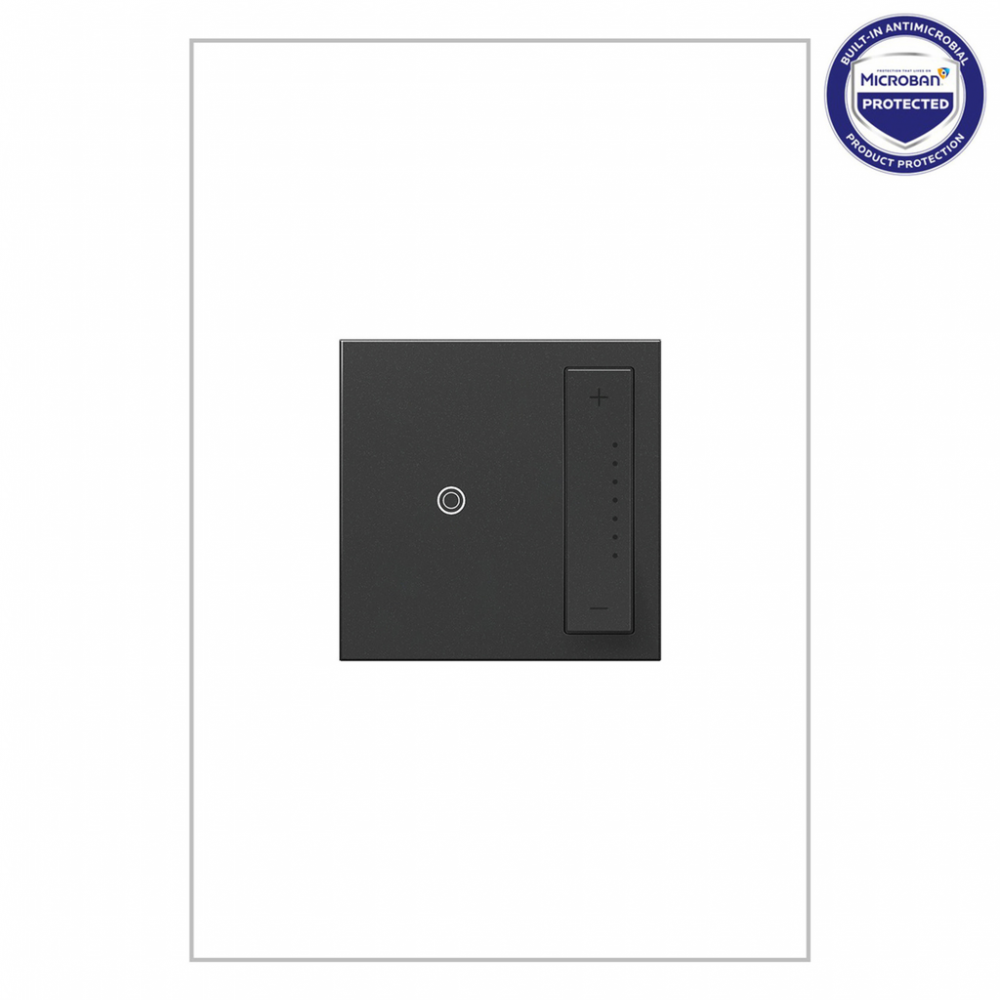 adorne 700W sofTap Tru-Universal Dimmer, Graphite, with Microban