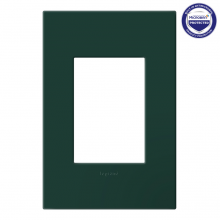 Legrand AWP1G3EG - adorne Evergreen One-Gang Screwless Wall Plate with Microban