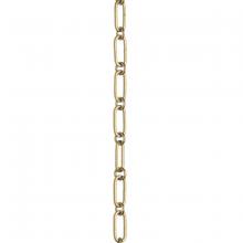 Progress P8756-191 - Accessory Chain - 48" of 9 Gauge Chain in Brushed Gold