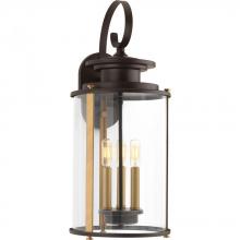 Progress P560038-020 - Squire Collection Three-Light Large Wall Lantern