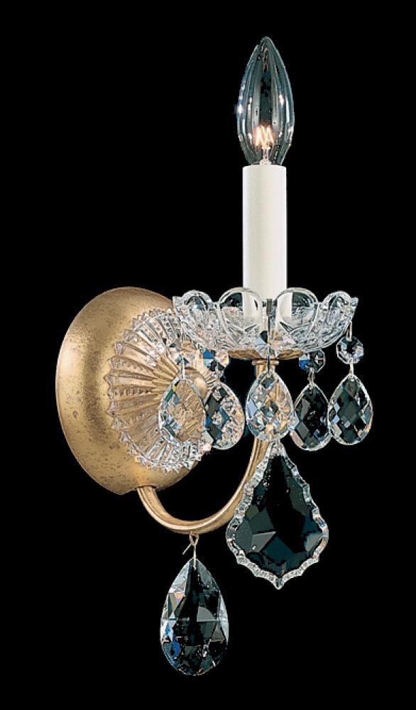 New Orleans 1 Light 120V Wall Sconce in Heirloom Gold with Heritage Handcut Crystal