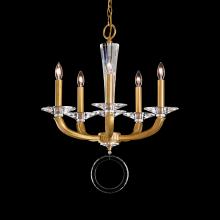 Schonbek 1870 MA1005N-22O - Emilea 5 Light 120V Chandelier in Heirloom Gold with Clear Optic Crystal