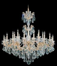 Schonbek 1870 5013-76 - La Scala 24 Light 120V Chandelier in Heirloom Bronze with Heritage Handcut Crystal