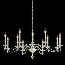 Schonbek 1870 MD1012N-06H - Modique 12 Light 120V Chandelier in White with Heritage Handcut Crystal