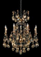 Schonbek 1870 3771-22 - Renaissance 9 Light 120V Chandelier in Heirloom Gold with Clear Heritage Handcut Crystal