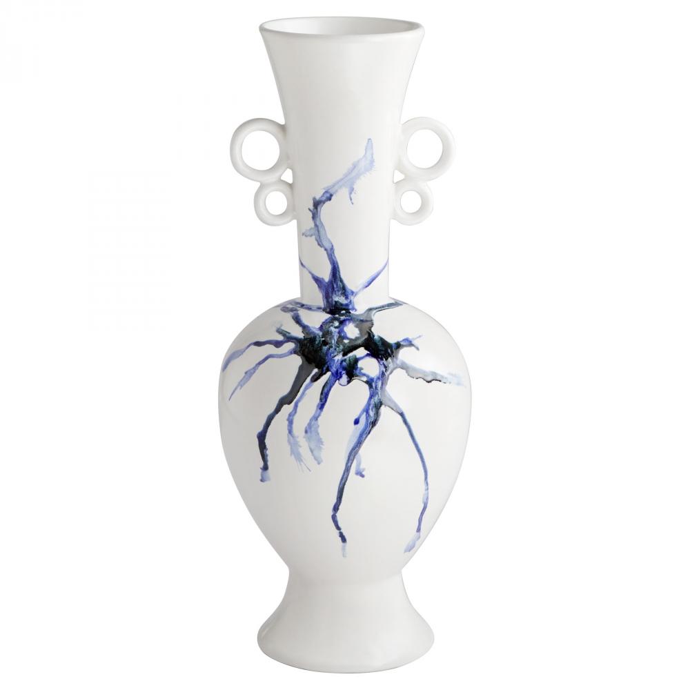 Nola Vase| Wht|B|Blk-Med