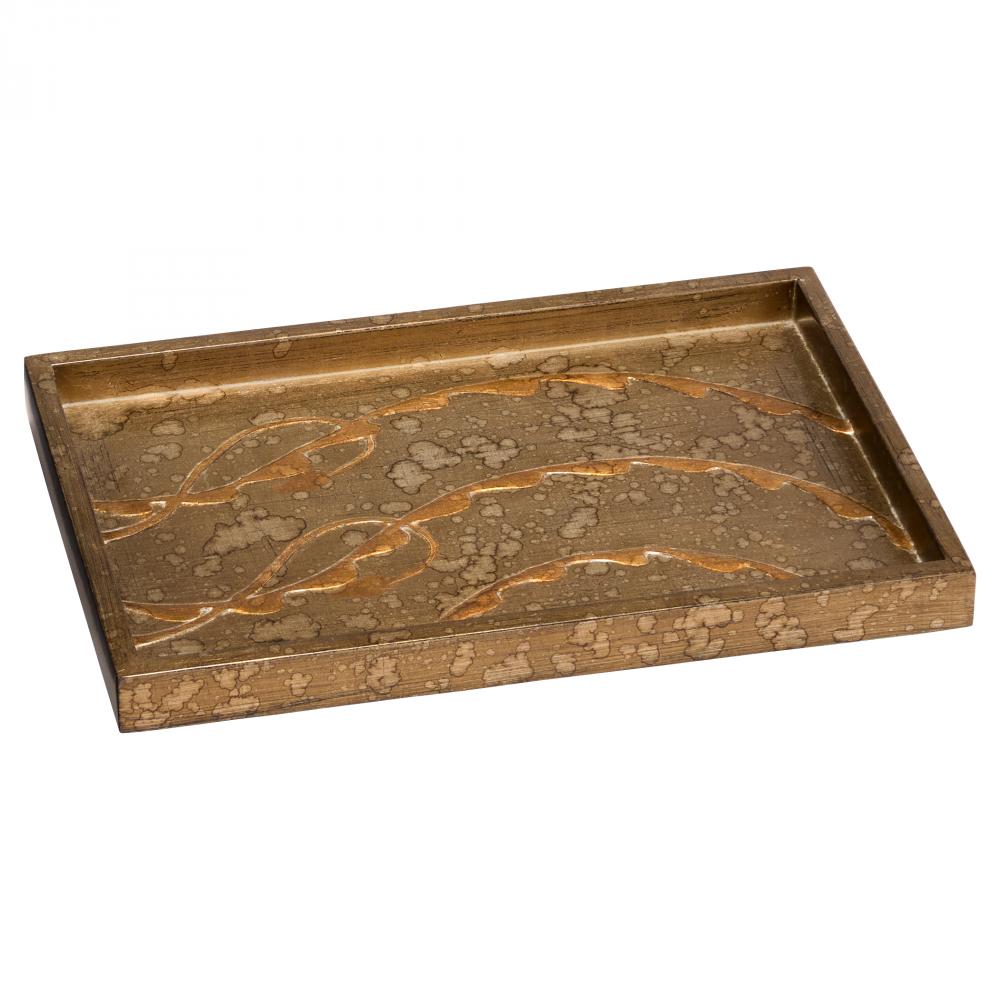 Florence Tray Bronze Lacquer Rectangle - Small