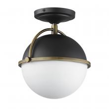  12410SWBKWBR - Duke-Semi-Flush Mount