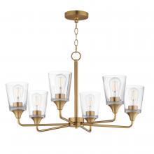 Maxim 12876CLNAB - Hudson-Single-Tier Chandelier