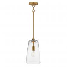 Maxim 12886CLNAB - Hudson-Single Pendant